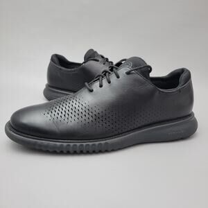 Cole Haan 2 Zerogrand Laser Wing Size 10.5 M Men's Oxford Shoe Black C23832